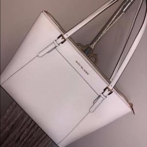 White MK purse